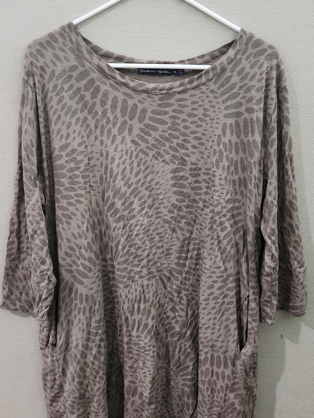 Gudrun Sjoden Cotton Linen Blend Tunic Dress Size XL - Picture 4 of 16